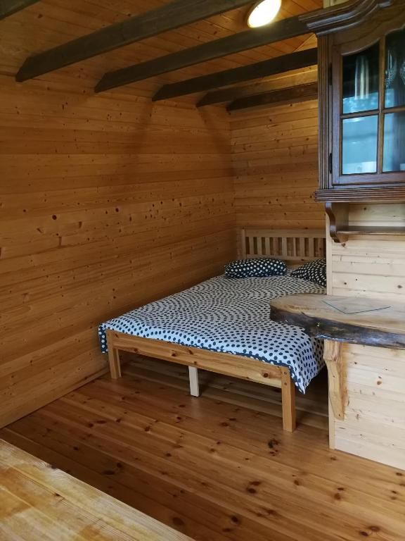 Кемпинги Iecupes wooden cabin with view to river Иецава