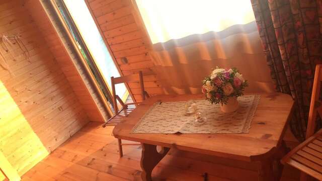 Кемпинги Iecupes wooden cabin with view to river Иецава-14